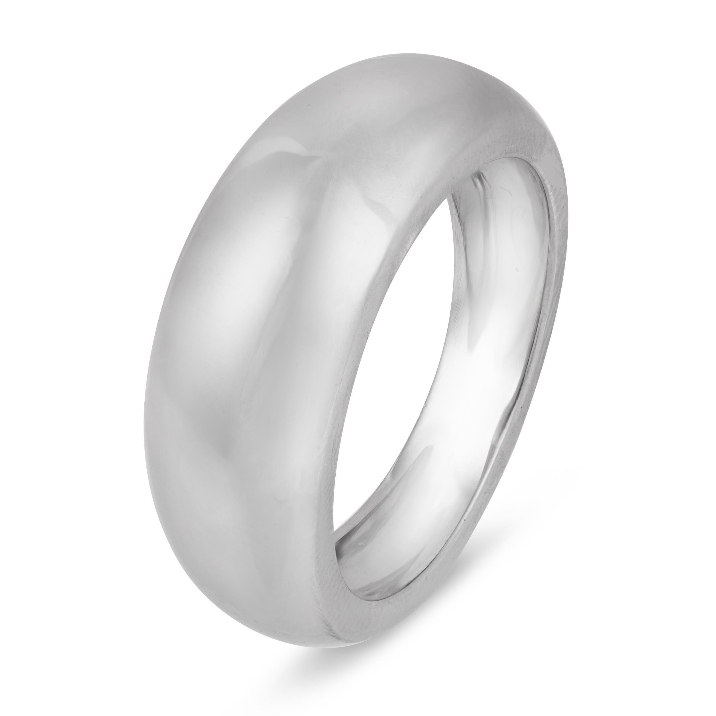 Anillo vintage de oro blanco de 18 quilates en venta