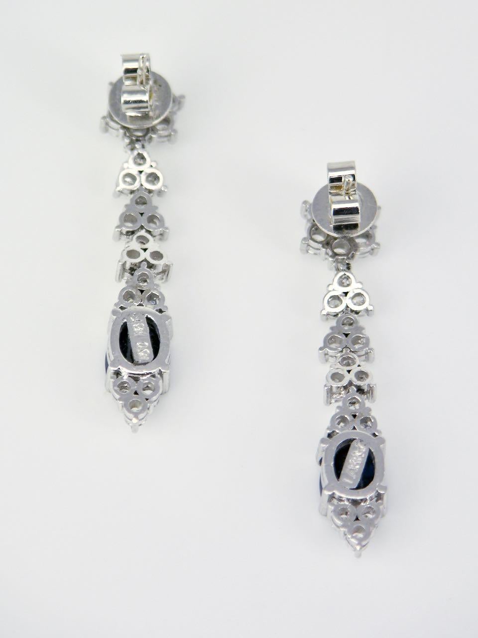 antique sapphire earrings