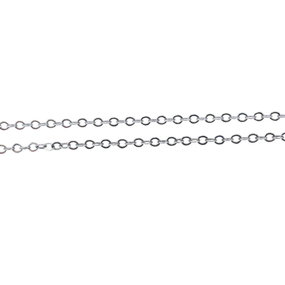 Collier vintage en or blanc 18k avec pendentif en fer à cheval et diamants en vente 4