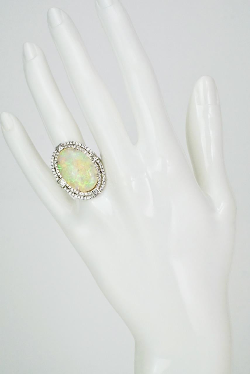 opal and diamond ring white gold