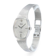 Vintage 18k White Gold Rolex Cellini Women's Watch