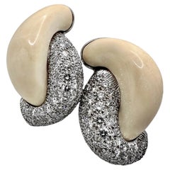 Diamond Clip-on Earrings