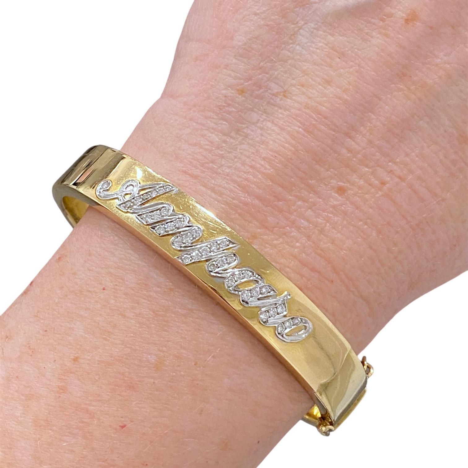 Bracciale con diamanti 