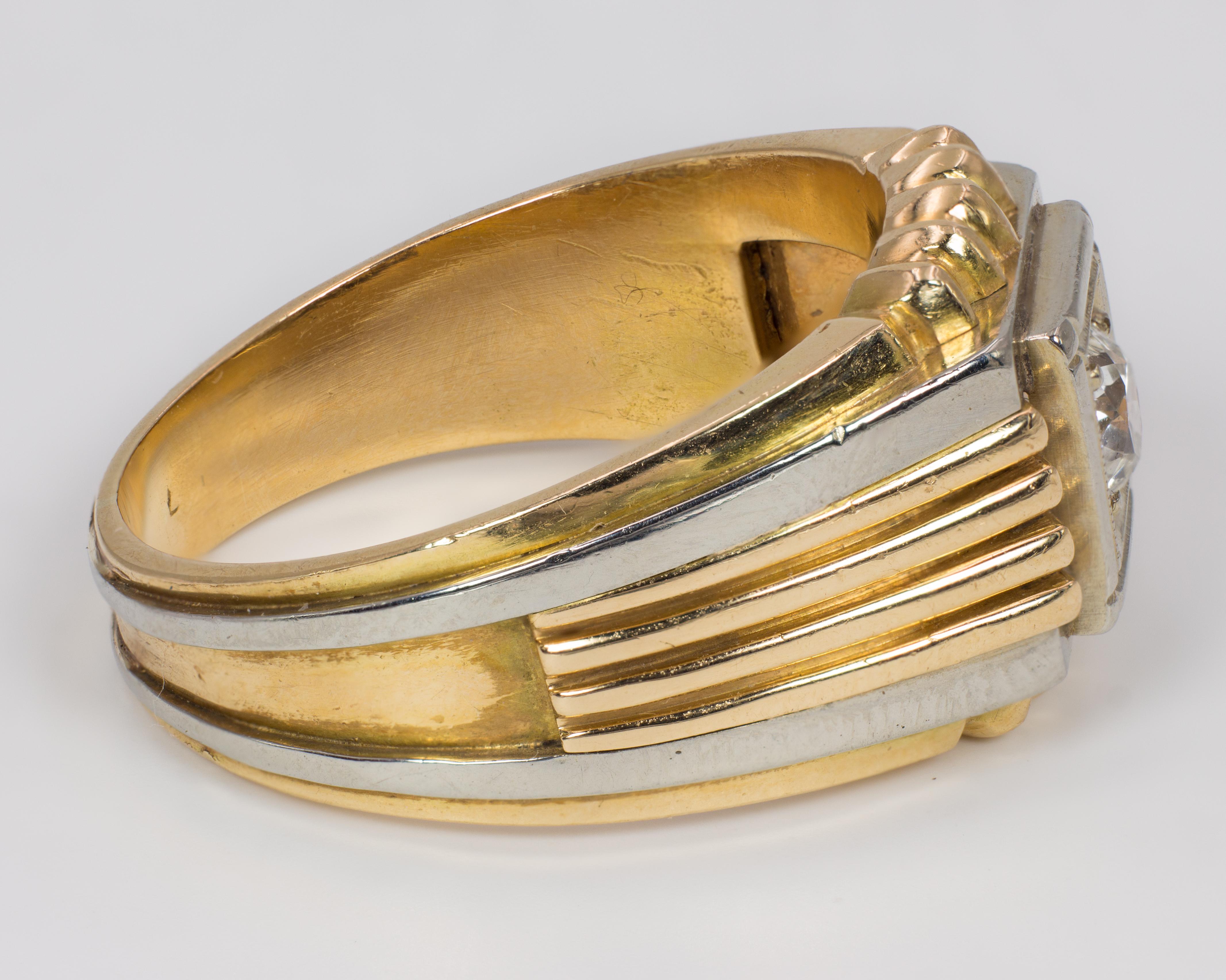 1950s mens rings