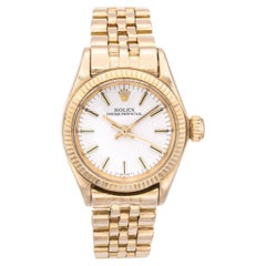 Vintage 18k Yellow Gold 1957 Rolex Oyster Perpetual Ladies Watch Ref. 6719