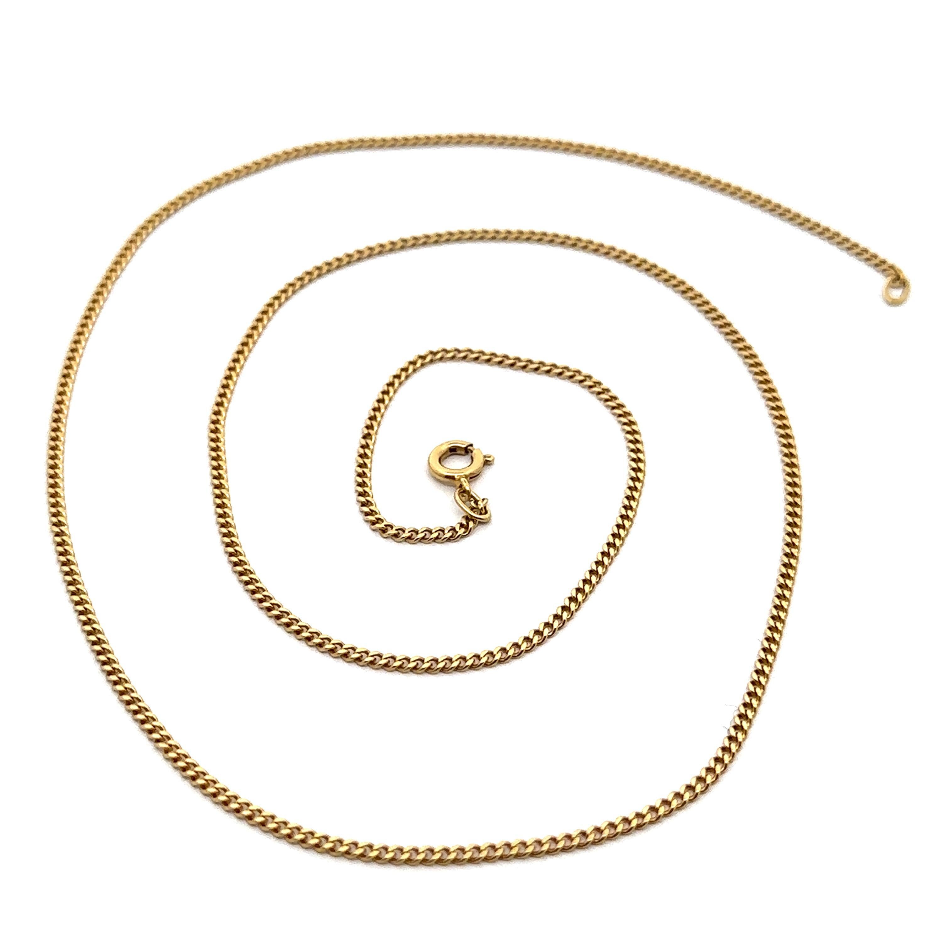 Women's or Men's Vintage 18k Yellow Gold 21