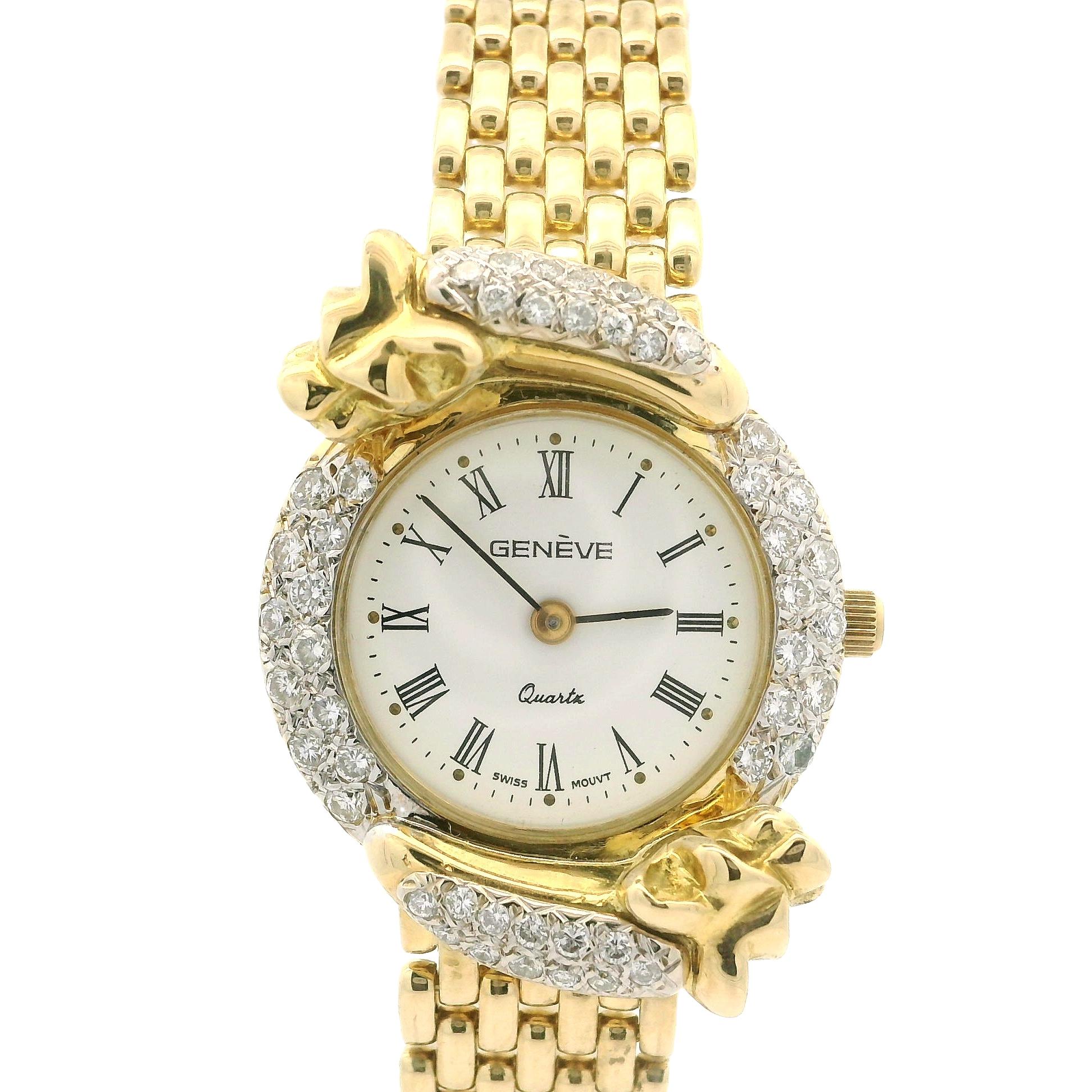 18 Karat Gelbgold 24 mm Panther-Diamant-Etui 7