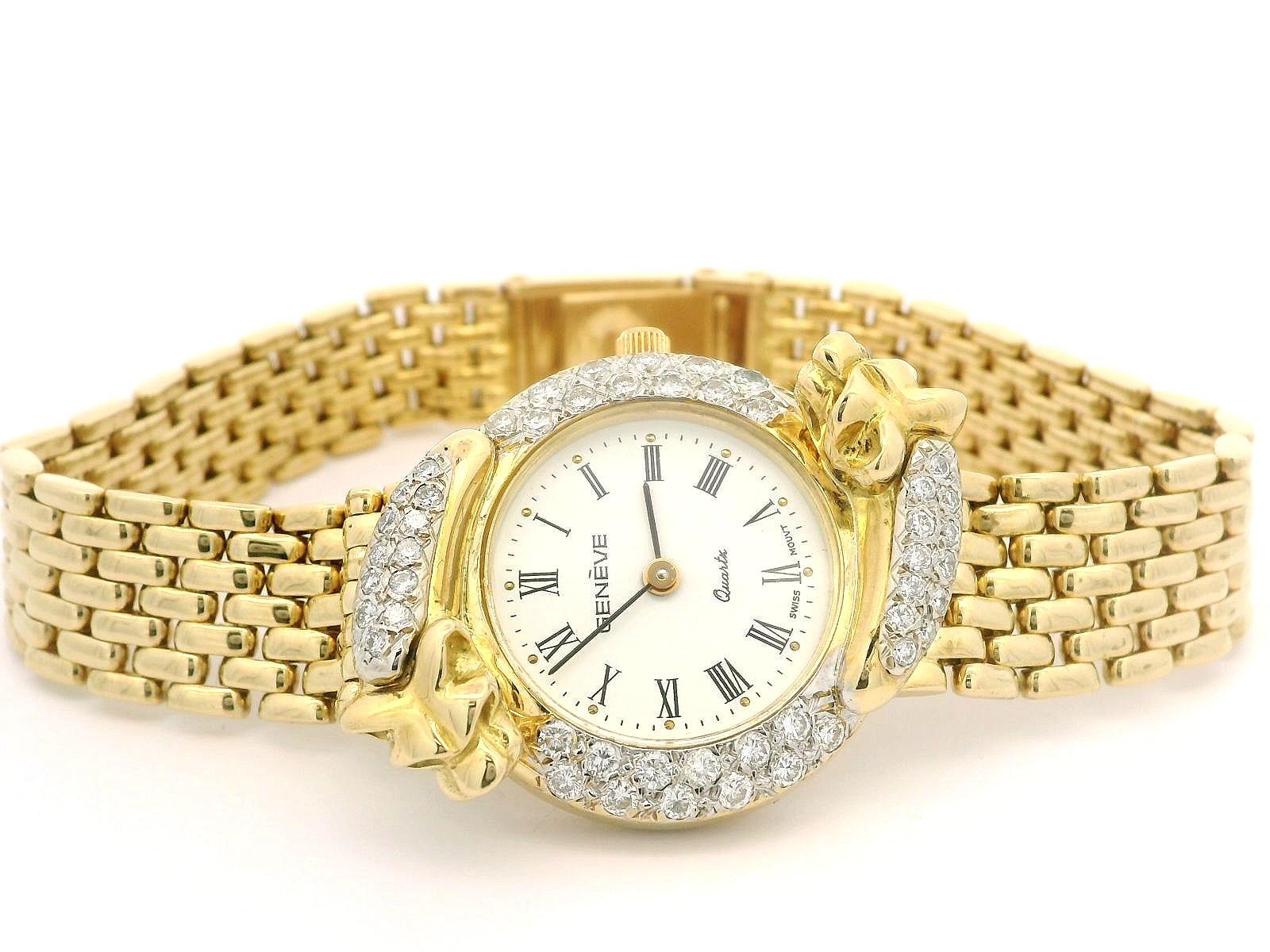 18 Karat Gelbgold 24 mm Panther-Diamant-Etui 7