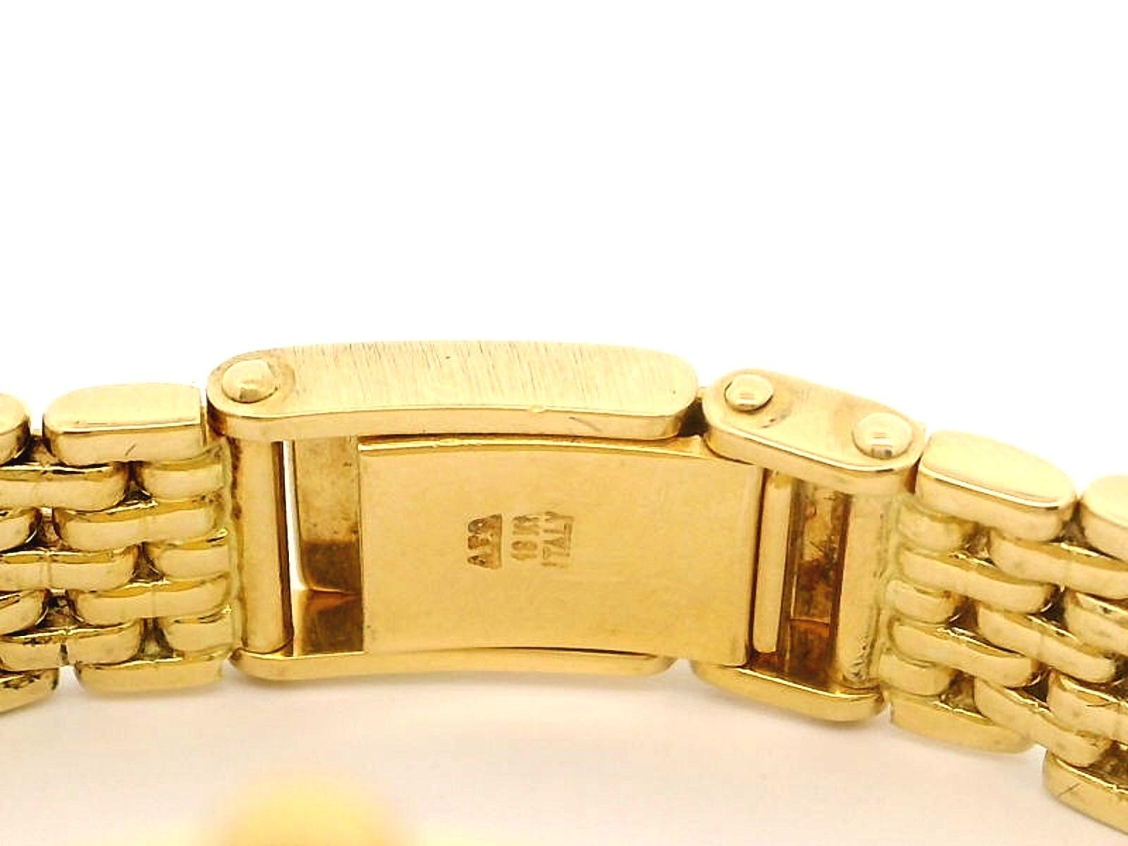18 Karat Gelbgold 24 mm Panther-Diamant-Etui 7