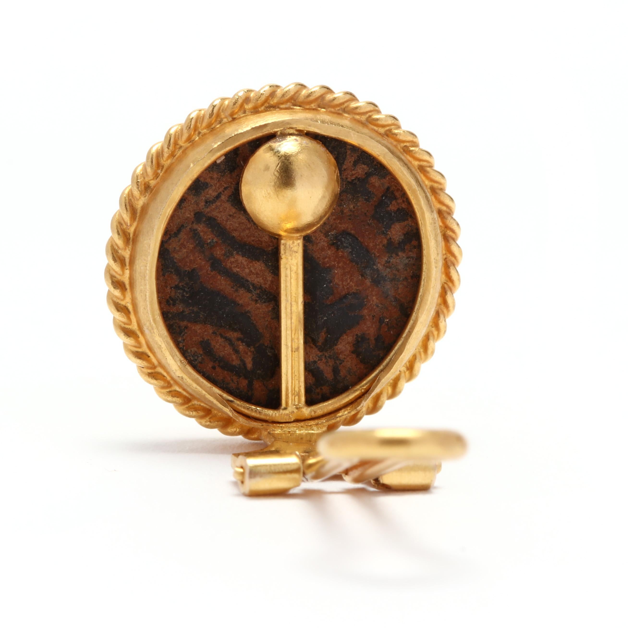 roman clip on earrings