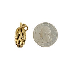18K Yellow Gold Bunch of Bananas Charm