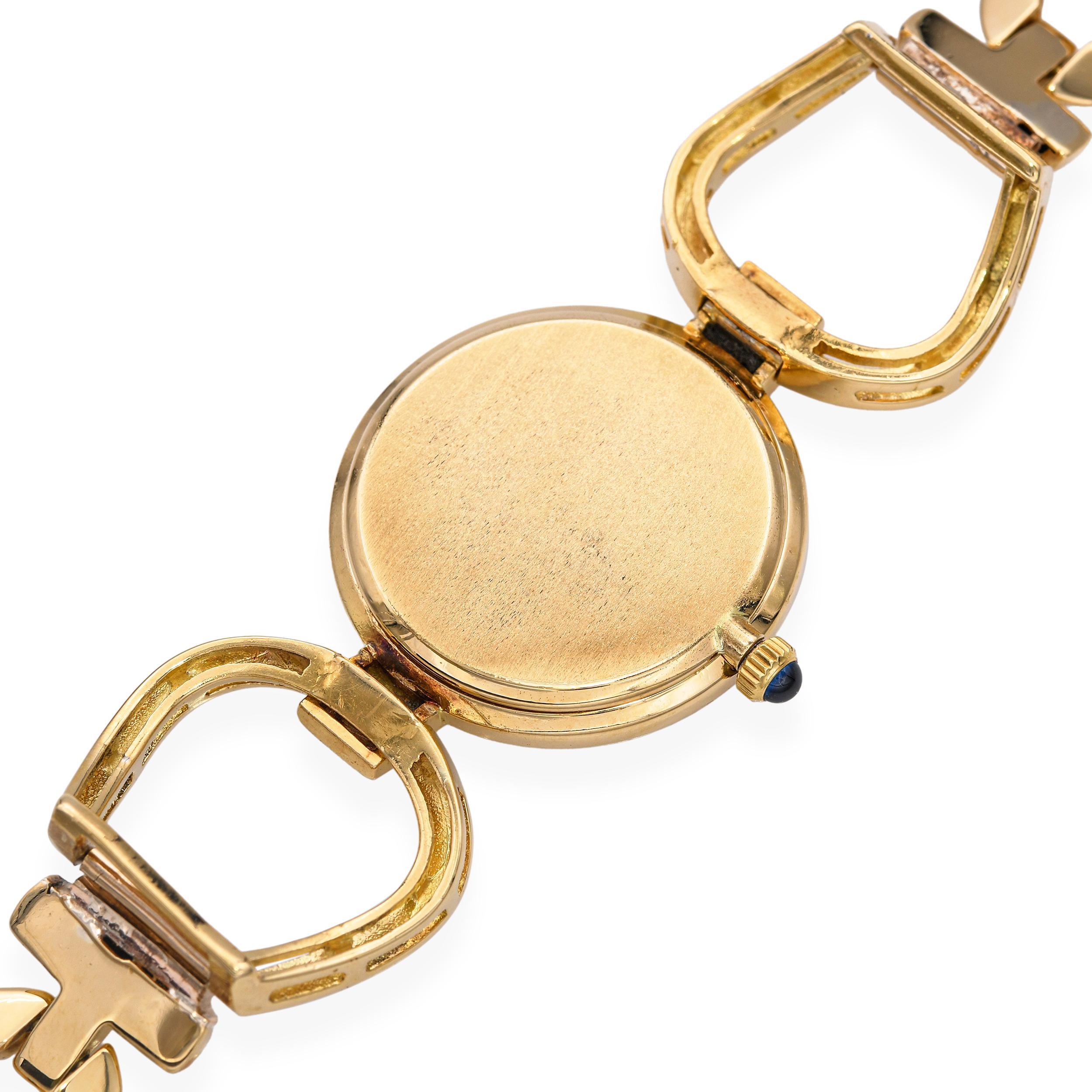 Orologio Chopard d'epoca in oro giallo 18k con quadrante in lapislazzuli Ref. 74924 in vendita 2