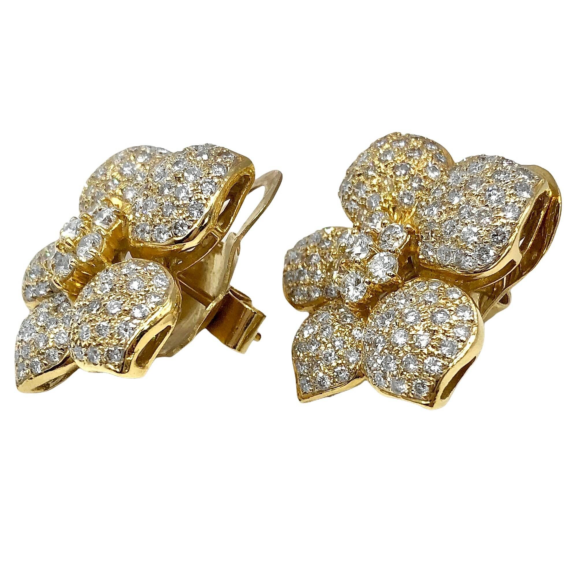 diamond encrusted earrings