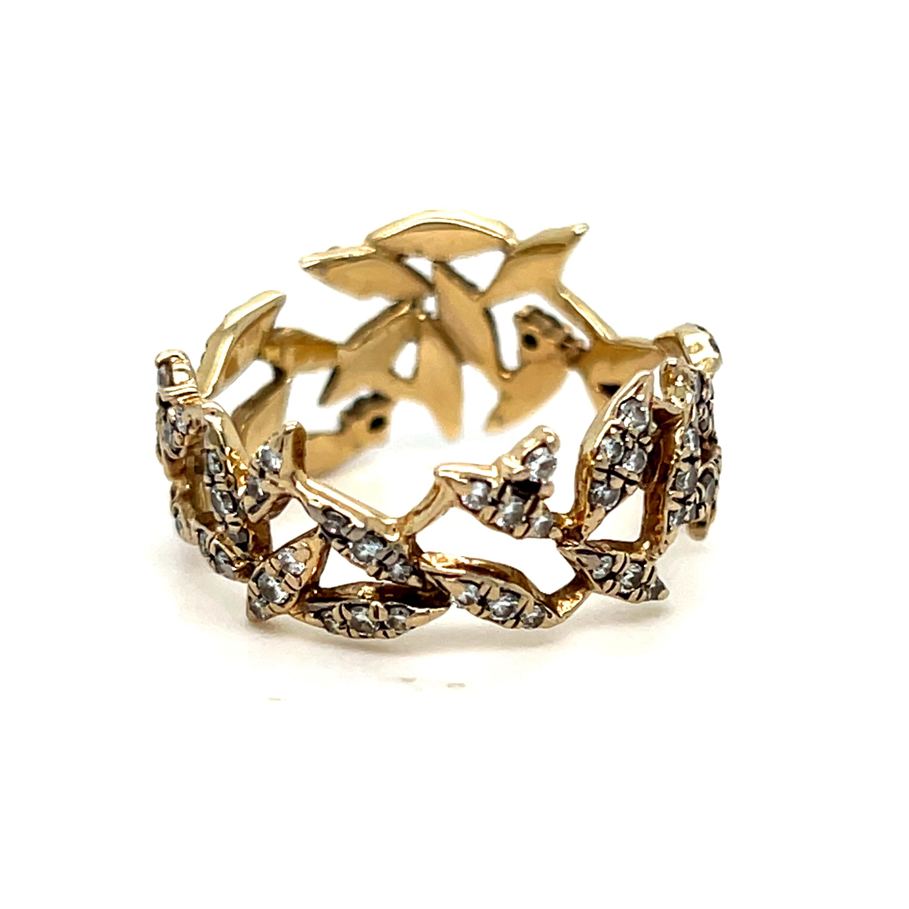 Eternity-Ring aus 18 Karat Gelbgold mit Diamanten von H. Stern- 1,02 Karat. (Moderne)