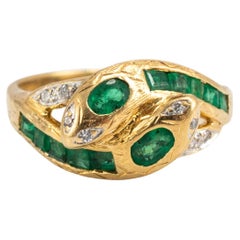 Emerald Cocktail Rings