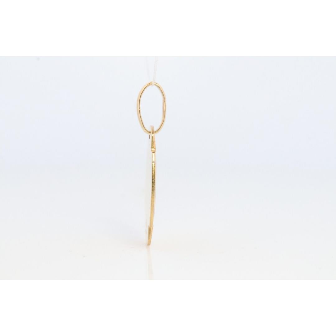 18 Karat Gelbgold Jesus-Anhänger. Bild von Jesus Christus Christus. Jesus Christus-Gesicht im Angebot 3