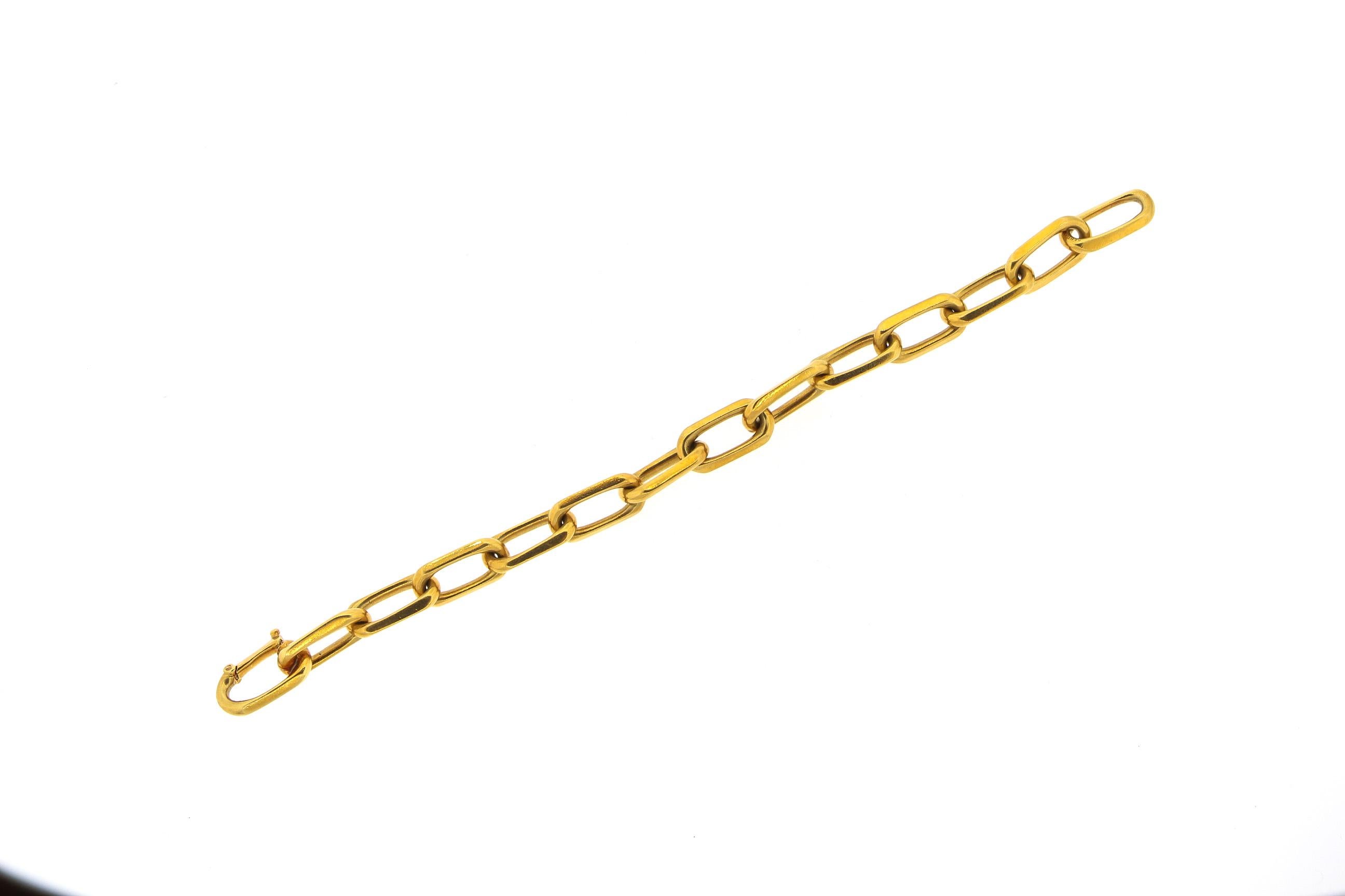 cartier gold link bracelet