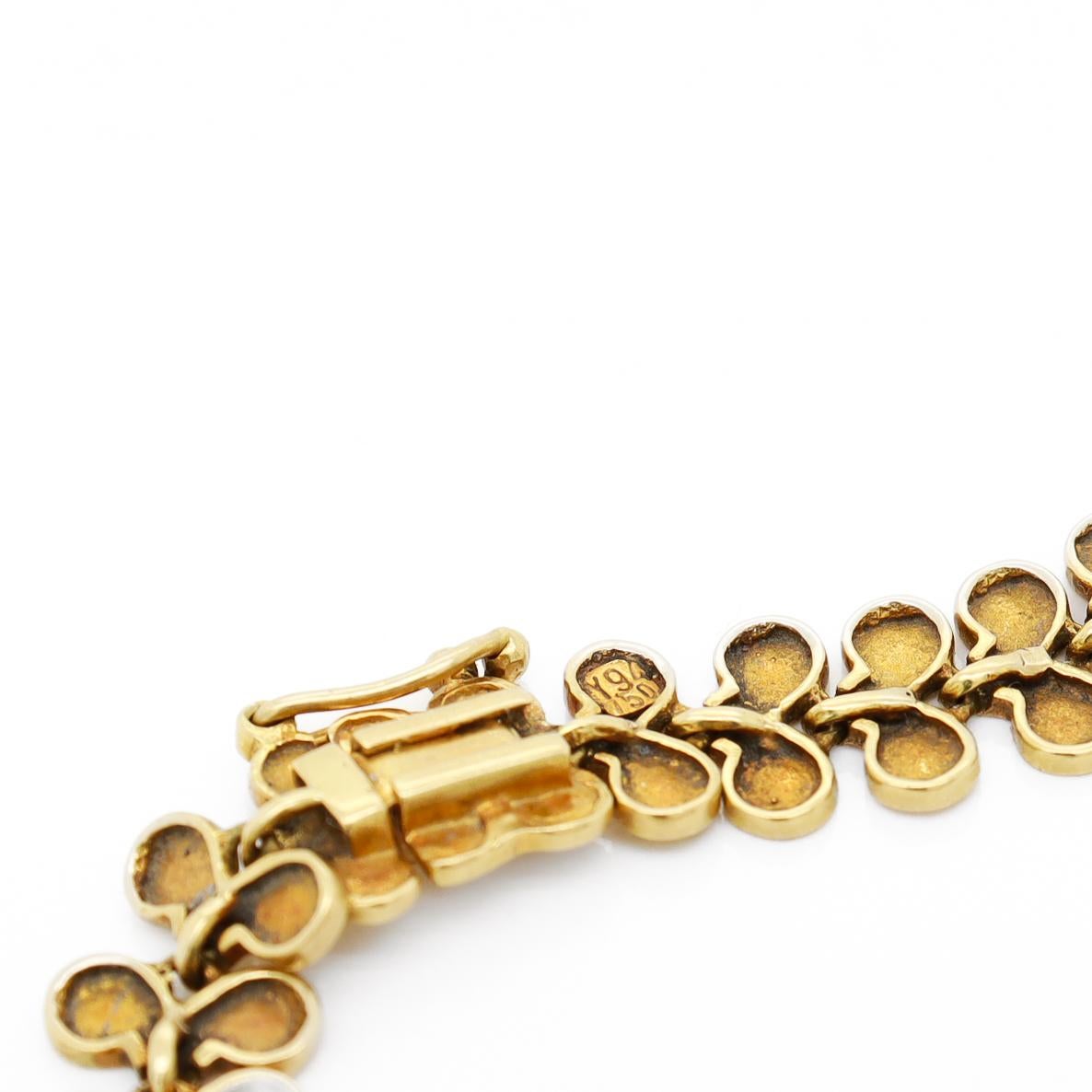 Vintage 18K Yellow Gold Ram's Horn (Minoan / Mycenaean Style) Bracelet 13