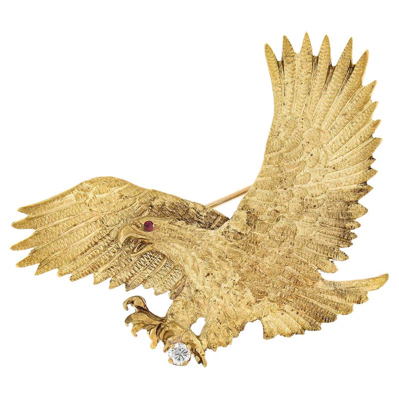 Antique Ruby Brooches - 1,878 For Sale at 1stDibs | ruby brooch jewelry ...