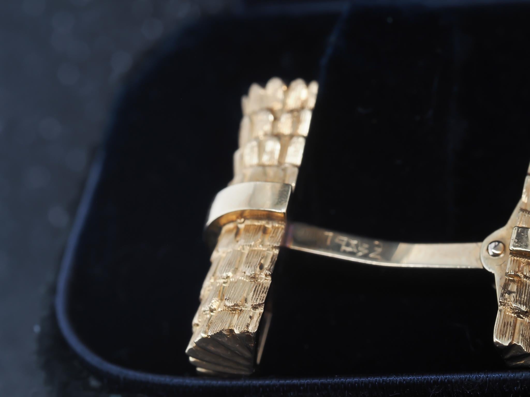 Vintage 18K Yellow Gold Tiffany & Co. Gemelli in vendita 6
