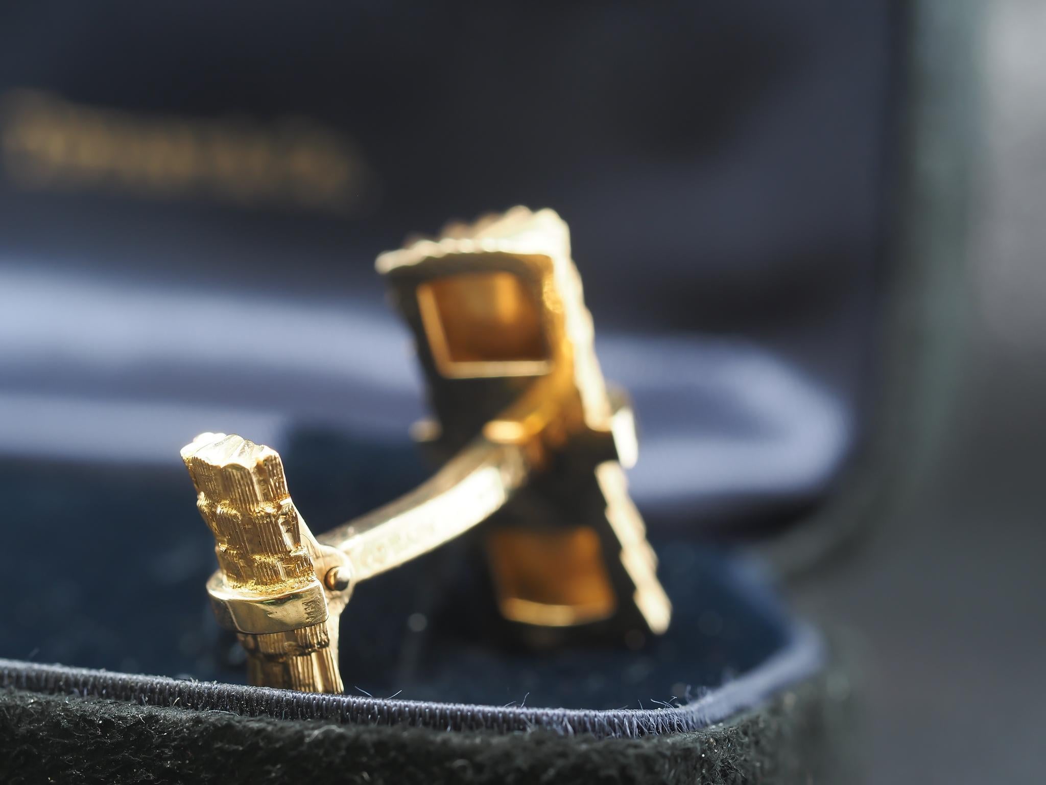 Vintage 18K Yellow Gold Tiffany & Co. Gemelli in vendita 4
