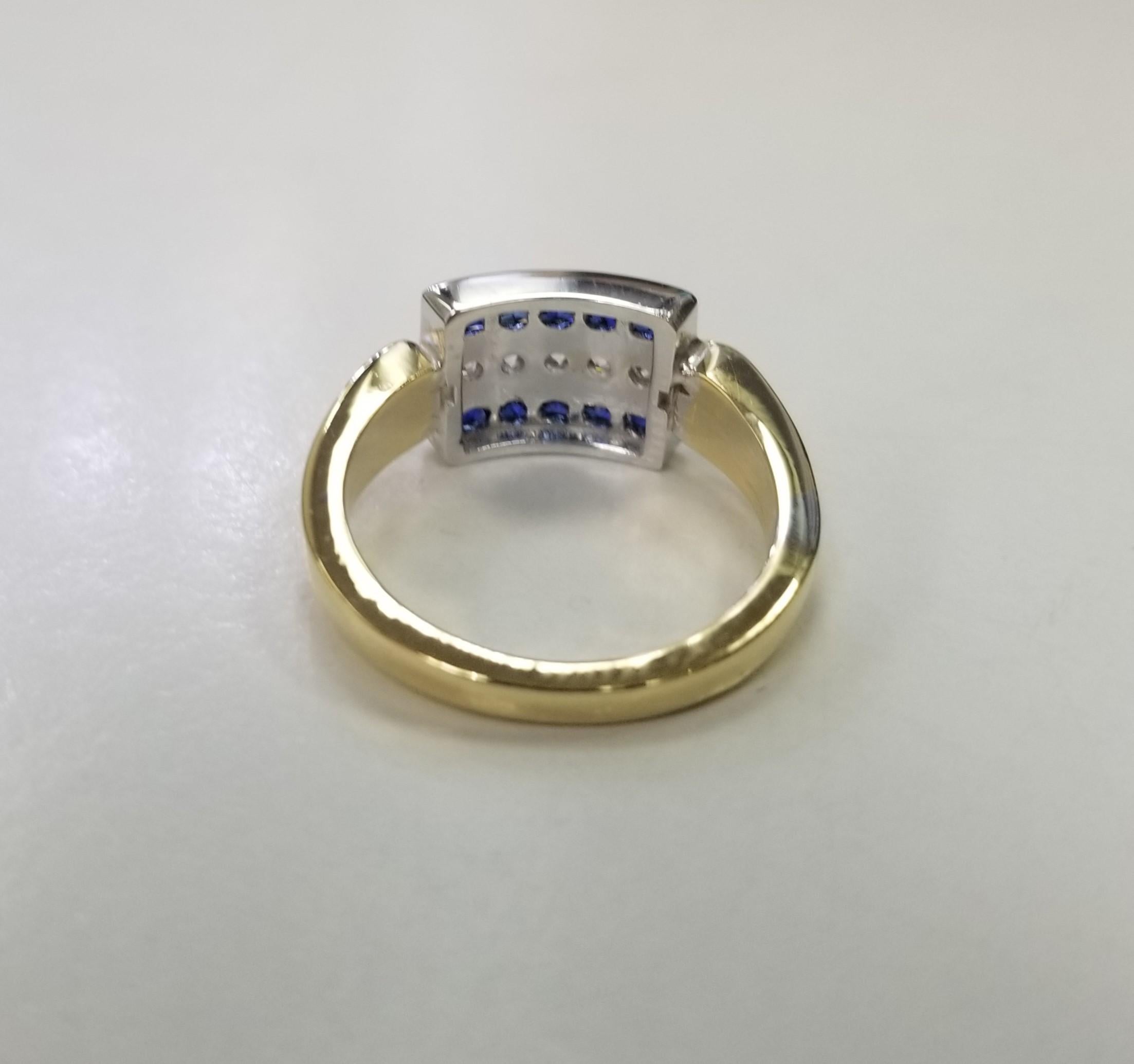 Retro Vintage 18k Yellow n White gold 