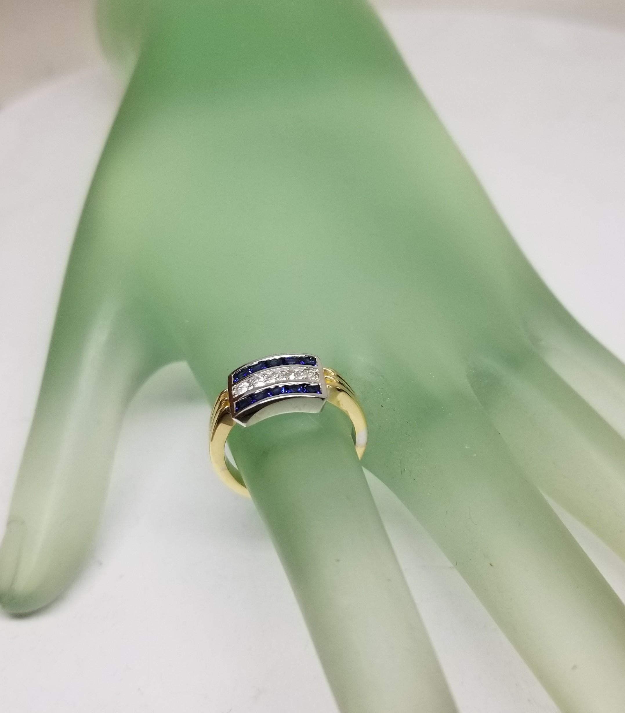 Women's Vintage 18k Yellow n White gold 