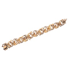 Vintage 18kt Gold Koi Fishes Bracelet Enrico Serafini