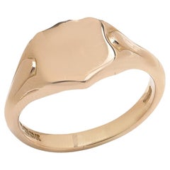 Bague chevalière vintage en or 18KT - 1948