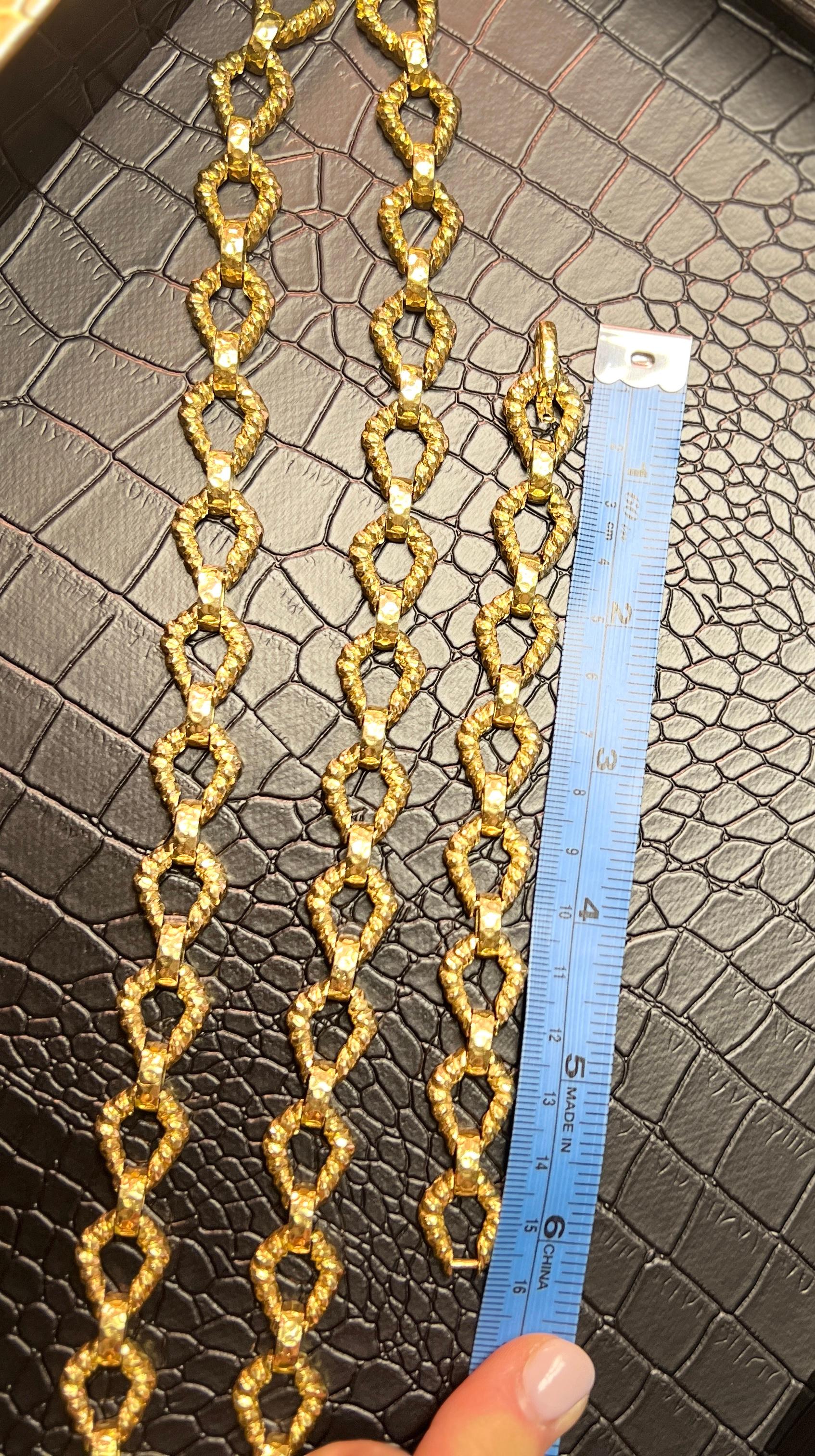 Vintage 18kt Yellow Gold Long Chain 3