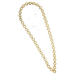 Vintage 18kt Yellow Gold Long Chain