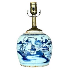 Vintage 18th Century Asian Ginger Jar Lamp