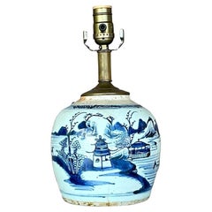 Lampe Bocal à Gingembre Asiatique Vintage du 18ème Siècle