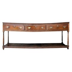 Consola vintage de tablones envejecidos del siglo XVIII