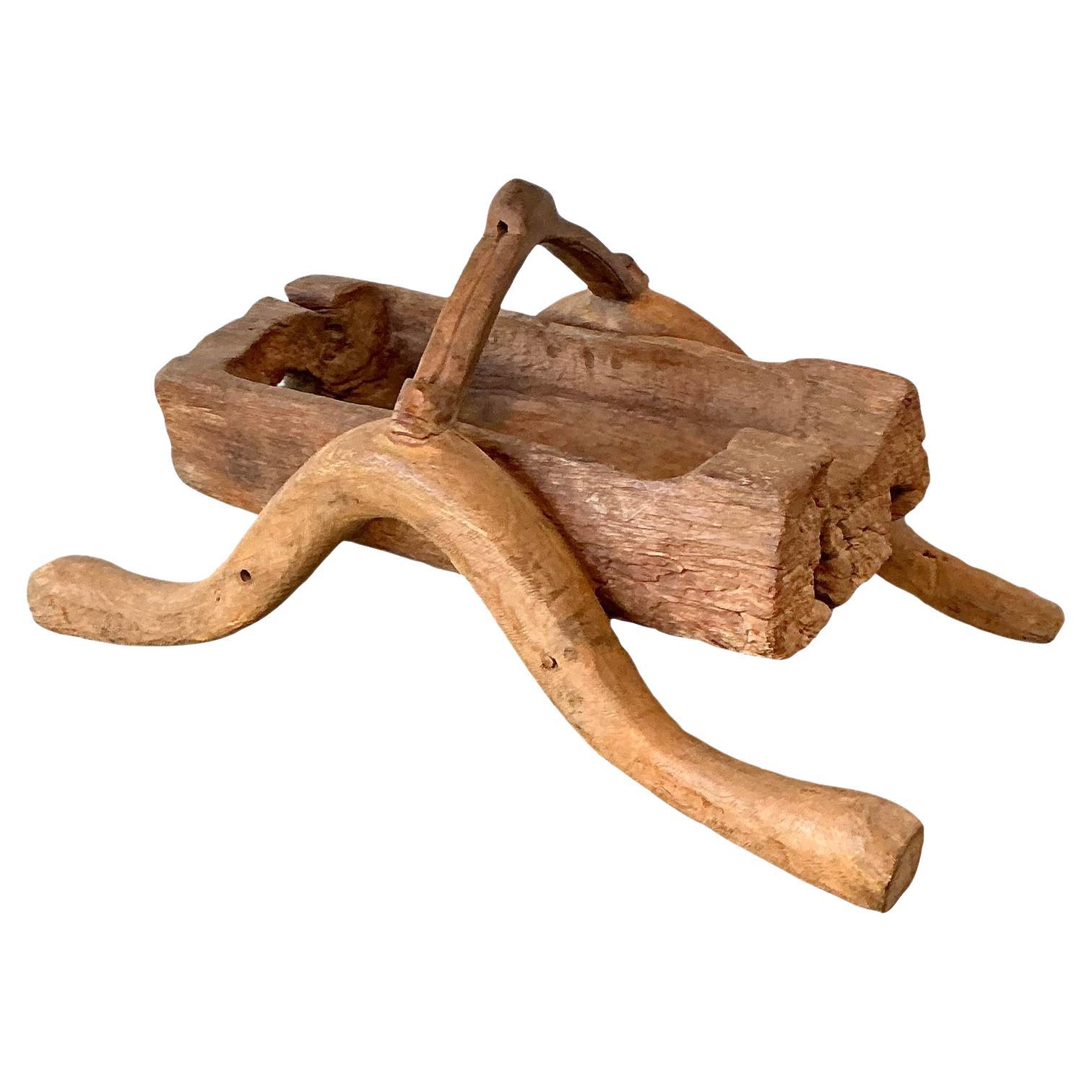 Vintage 18th Century Primitive Butter Churn For Sale
