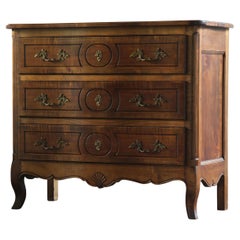 Vintage 18th century Walnut Commode, French Provençal, French Louis XVI Period