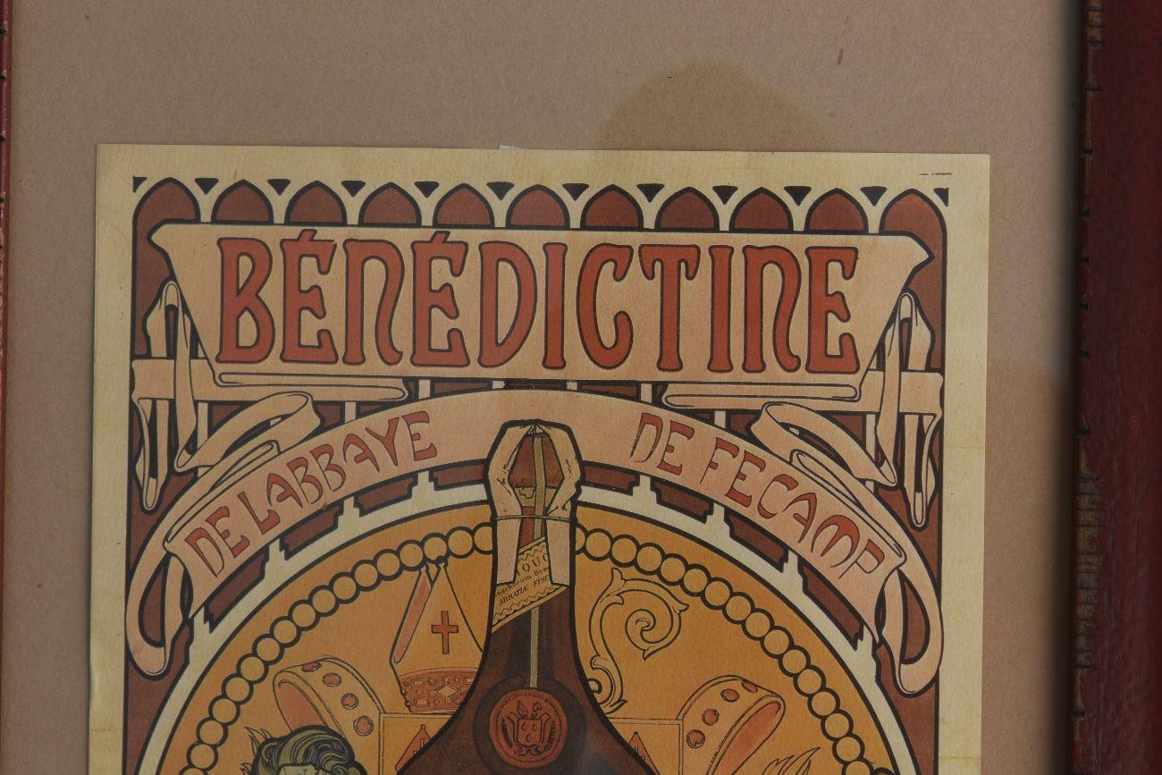 Art Nouveau Vintage 1900 Poster Advertising Benedictine by A. Mucha