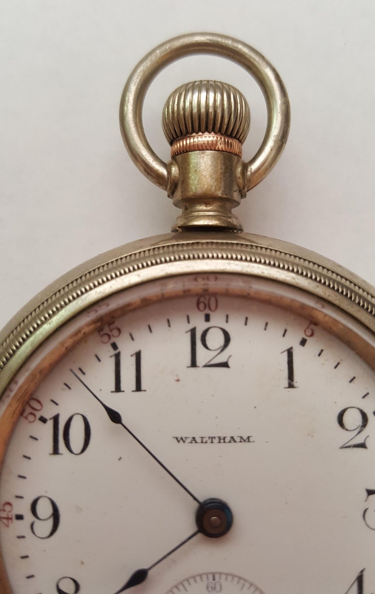 Vintage 1903 Waltham Pocket Watch, Silver, Model 1883, Case, 17 Jewels at 1stDibs 1903 waltham
