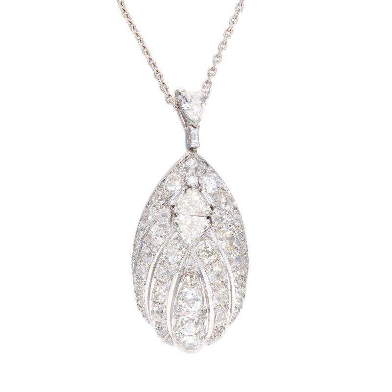 Titolo:
Collana con diamante in platino da 6,50 carati J SI1


Stile:
Ciondolo


Metallo:
Platino


Gemma 1:
Diamante da 6,5 carati


Numero di pietre:
32


Colore:
J


Chiarezza:
SI1


Dimensioni:
16