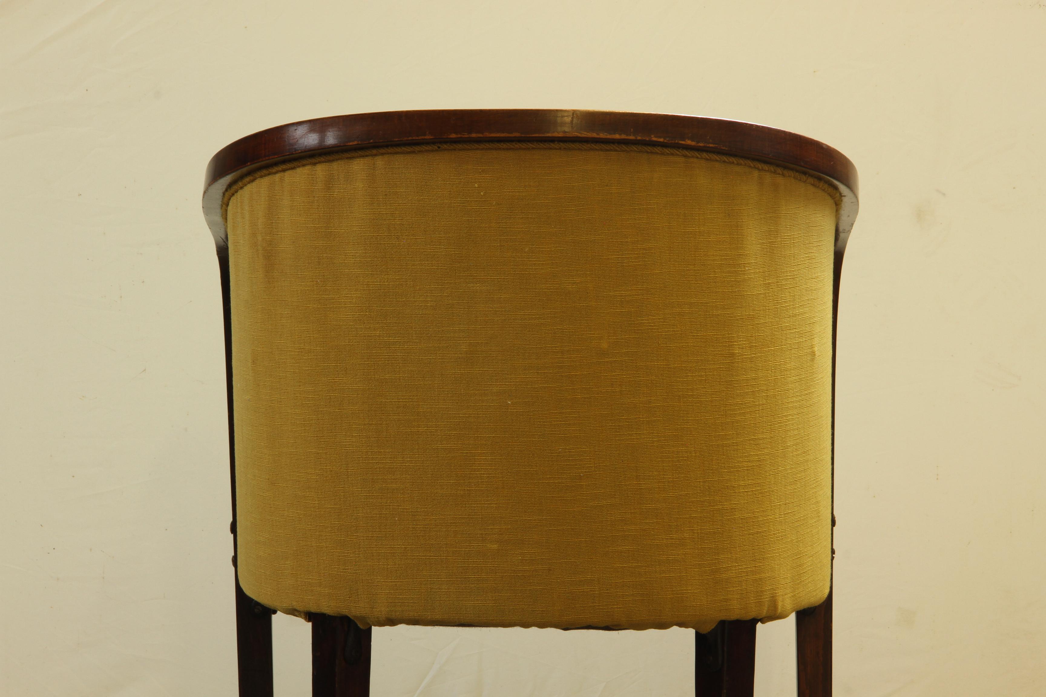 Sedie da salotto Josef Hoffmann d'epoca del 1910, in stile Gatsy in vendita 12
