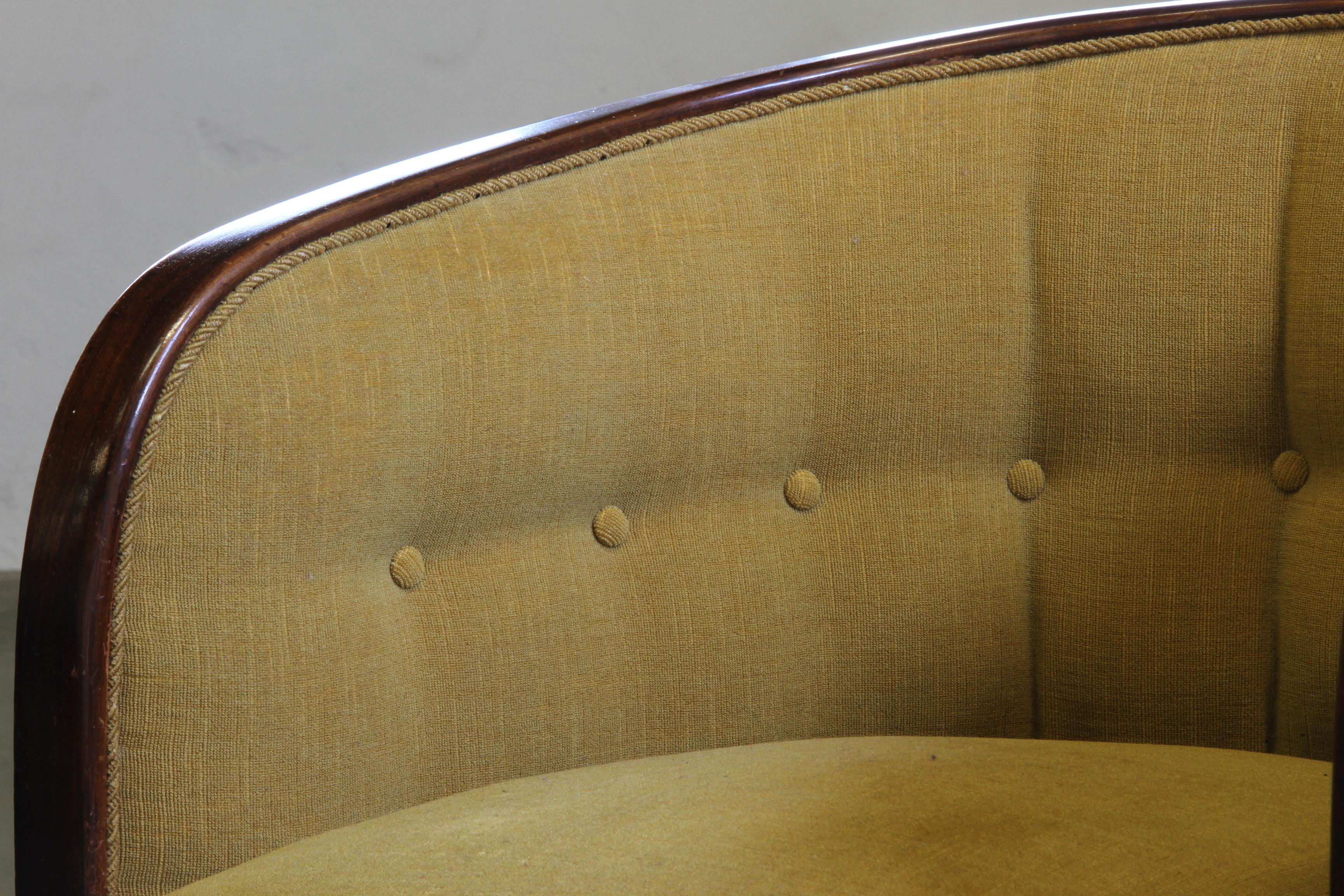 Tessuto Sedie da salotto Josef Hoffmann d'epoca del 1910, in stile Gatsy in vendita