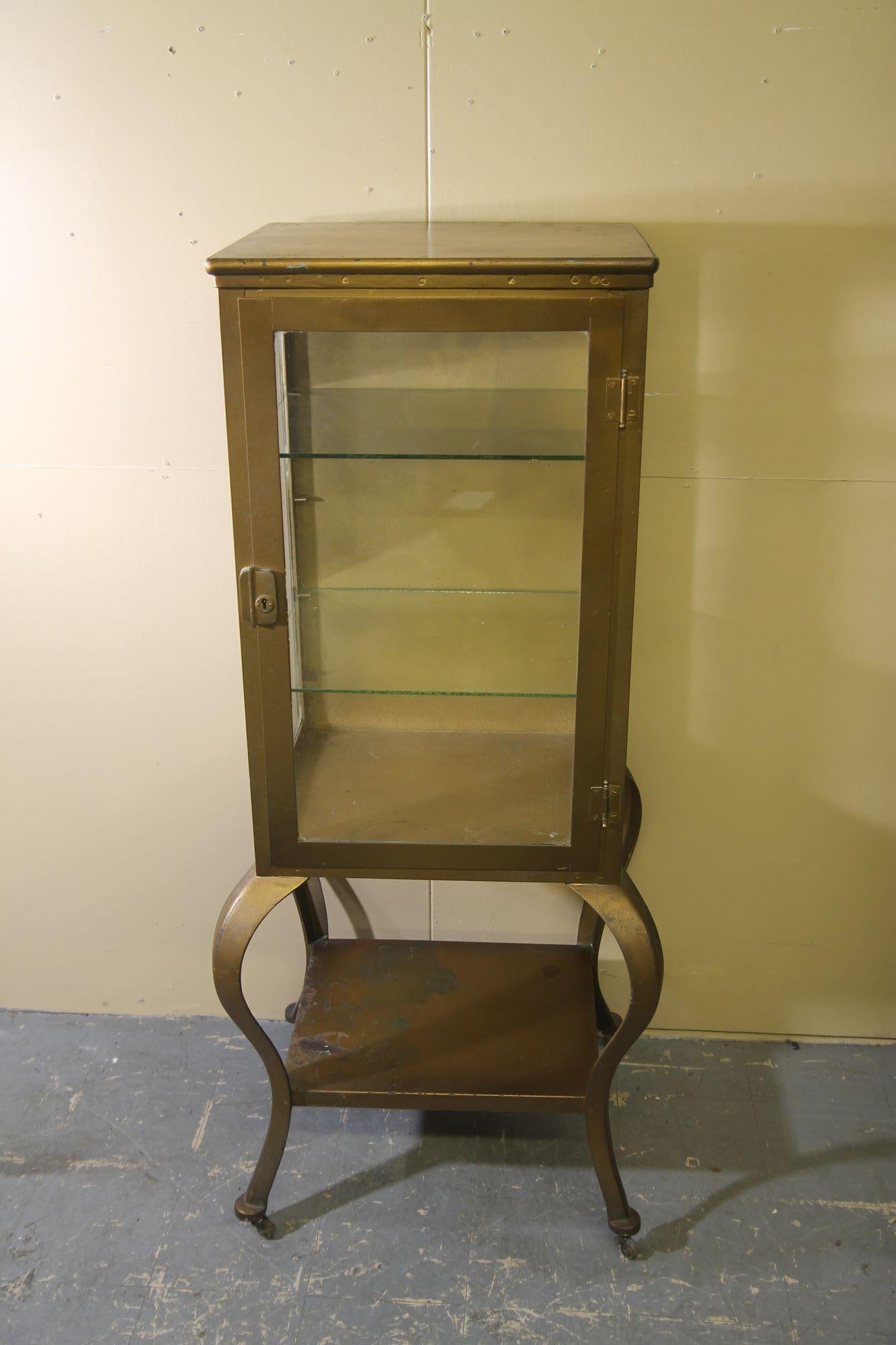 antique medical cabinet
