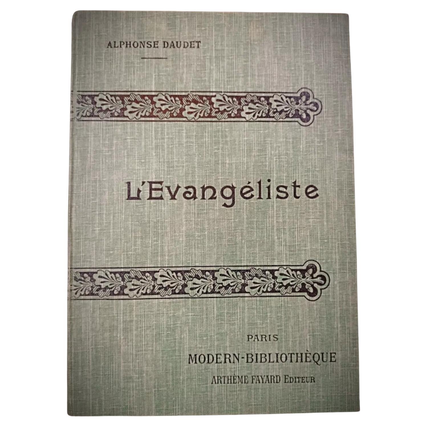 Vintage 1915 Book "L'Évangéliste" - Paris Modern-Bibliothèque - 2Y238