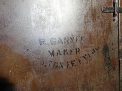 Vintage 1920 Industrial Full Metal Cupboard with Shelves