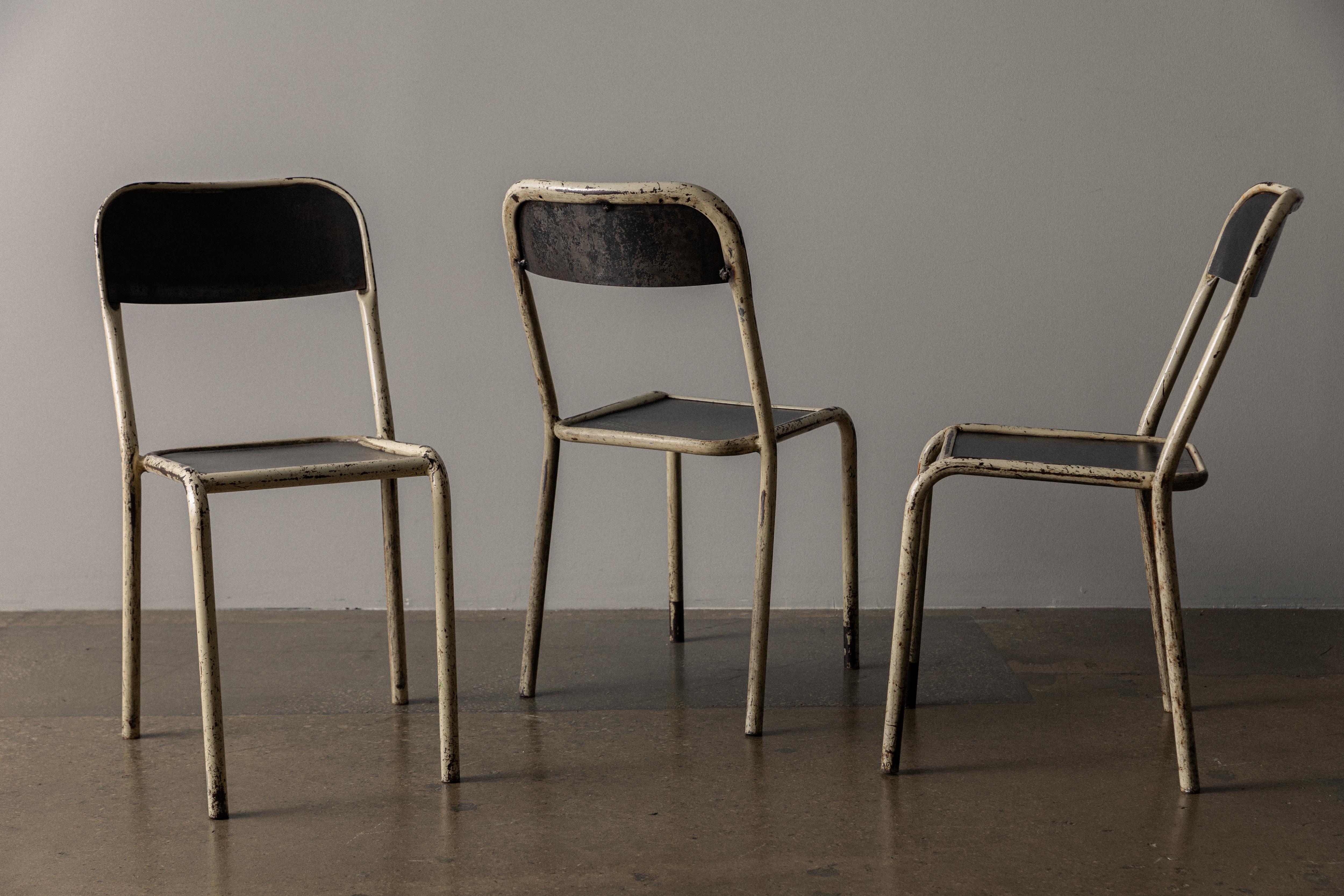 20th Century Vintage 1920's-30's Iron Side Chairs For Sale
