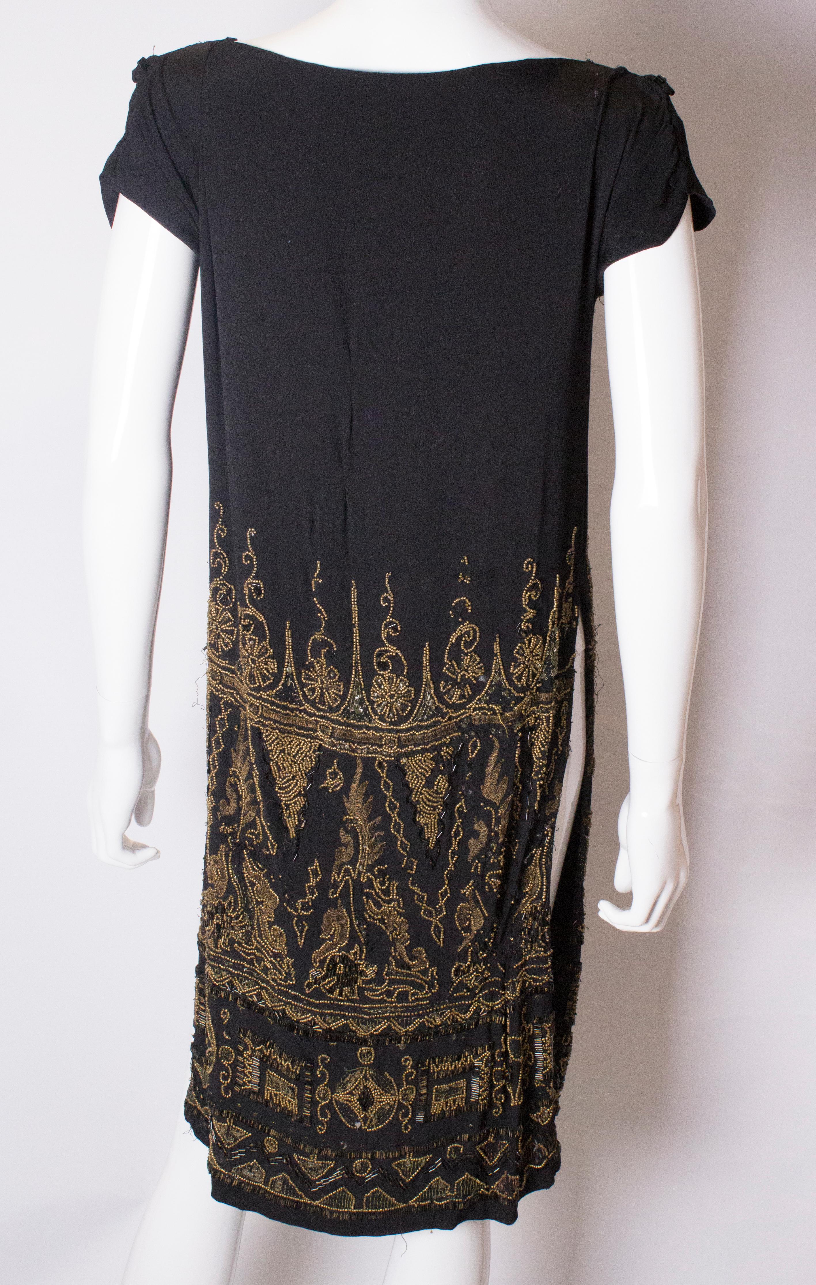 Vintage 1920s Beaded Shift 3