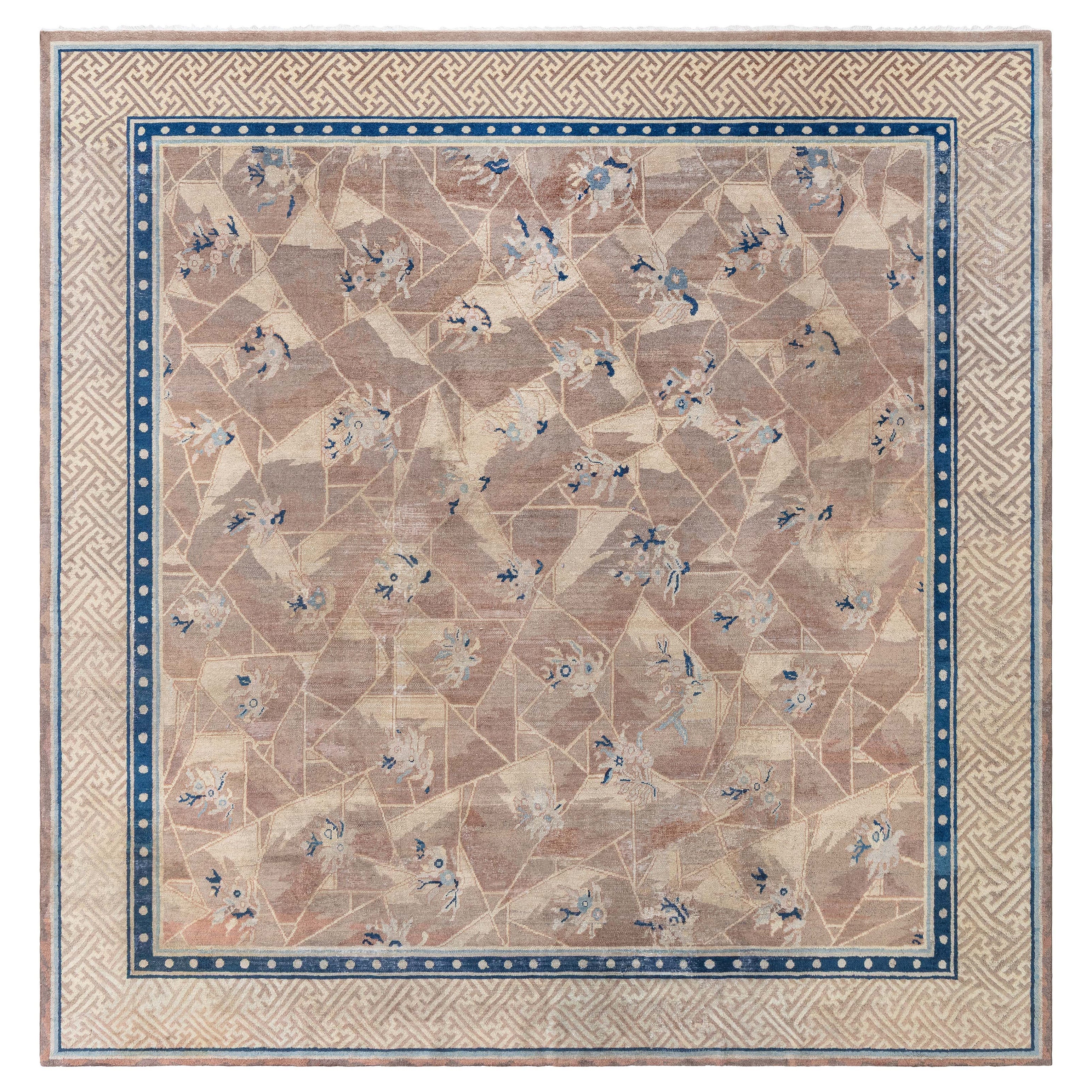 Vintage 1920s Chinese Art Deco Rug Doris Leslie Blau
