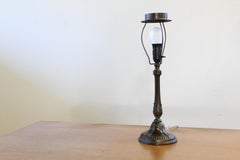 Vintage 1920s Danish Table Lamp in the Style of Just Andersen Diskometal design