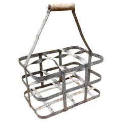 Antique 1920’s French Wine Bottle Caddy