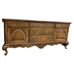 Vintage 1920s Georgian Mahogany Commode with batwing pulls